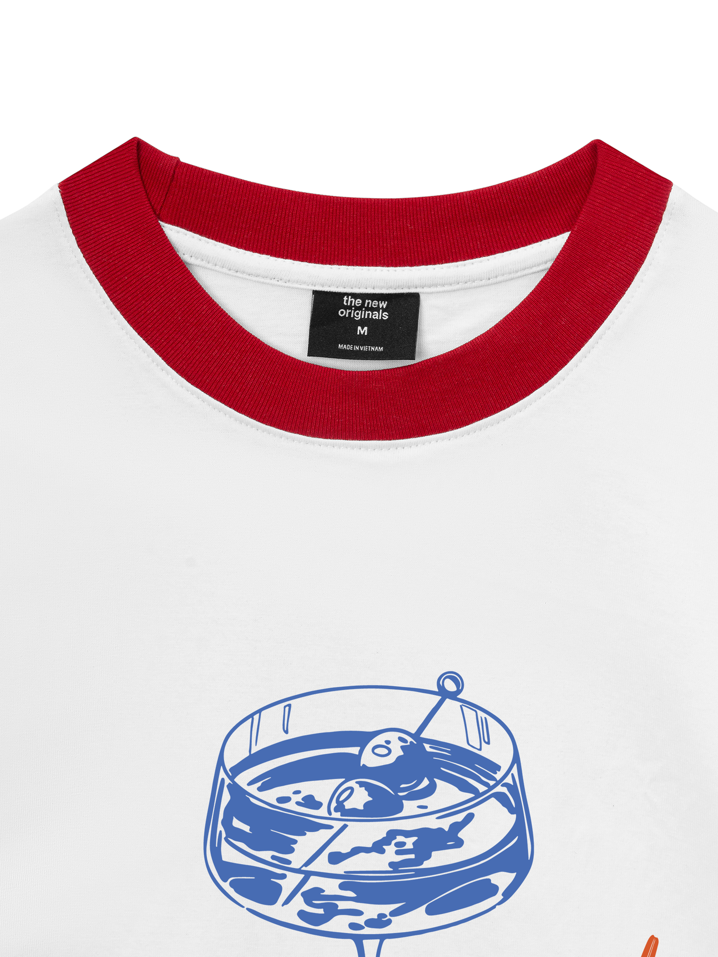 Áo Thun Ringer Relaxed Fit drink up