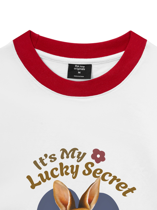 Áo Thun Ringer Relaxed Fit It_s my lucky secret