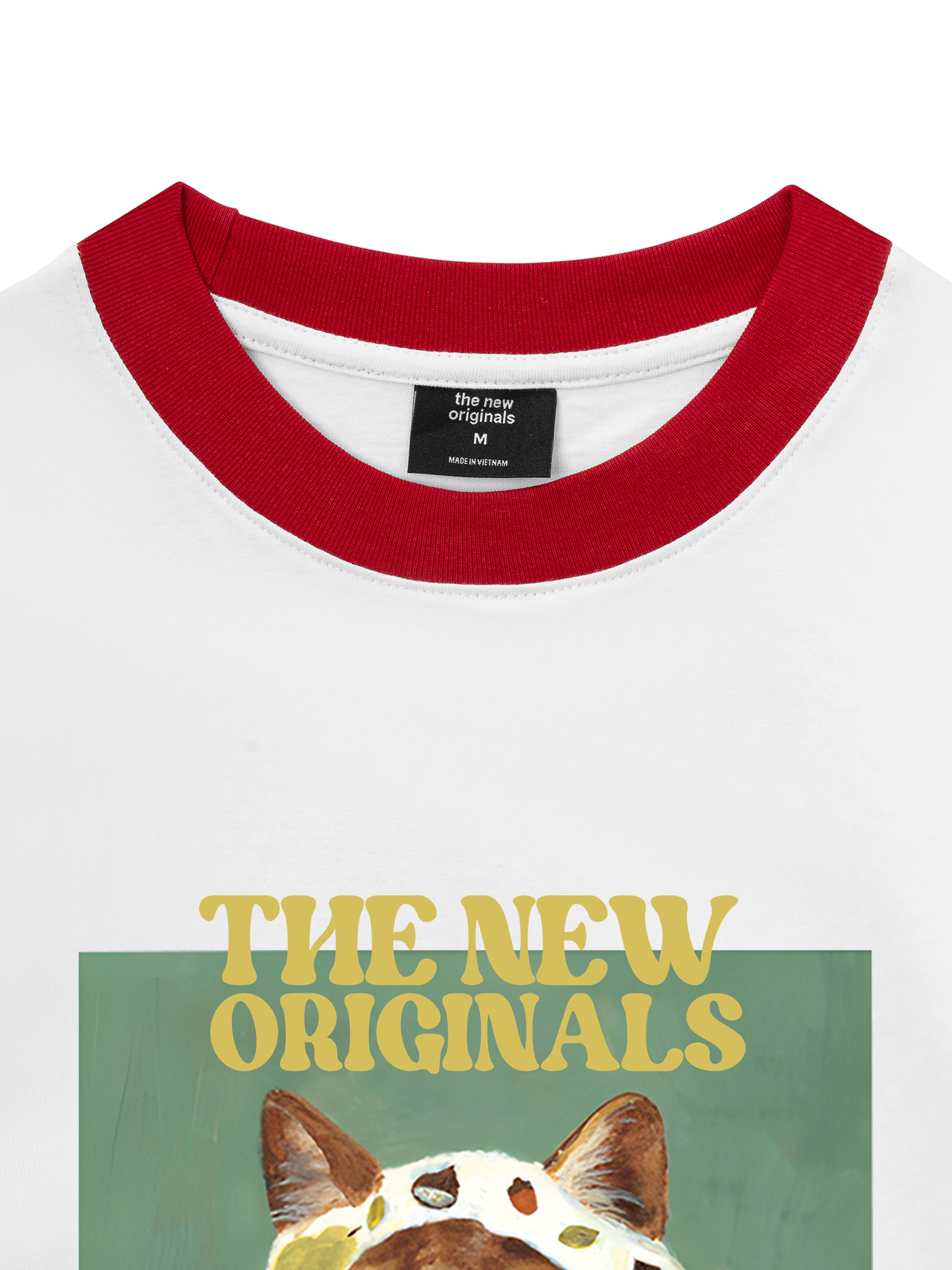 Áo Thun Ringer Relaxed Fit Lady cat