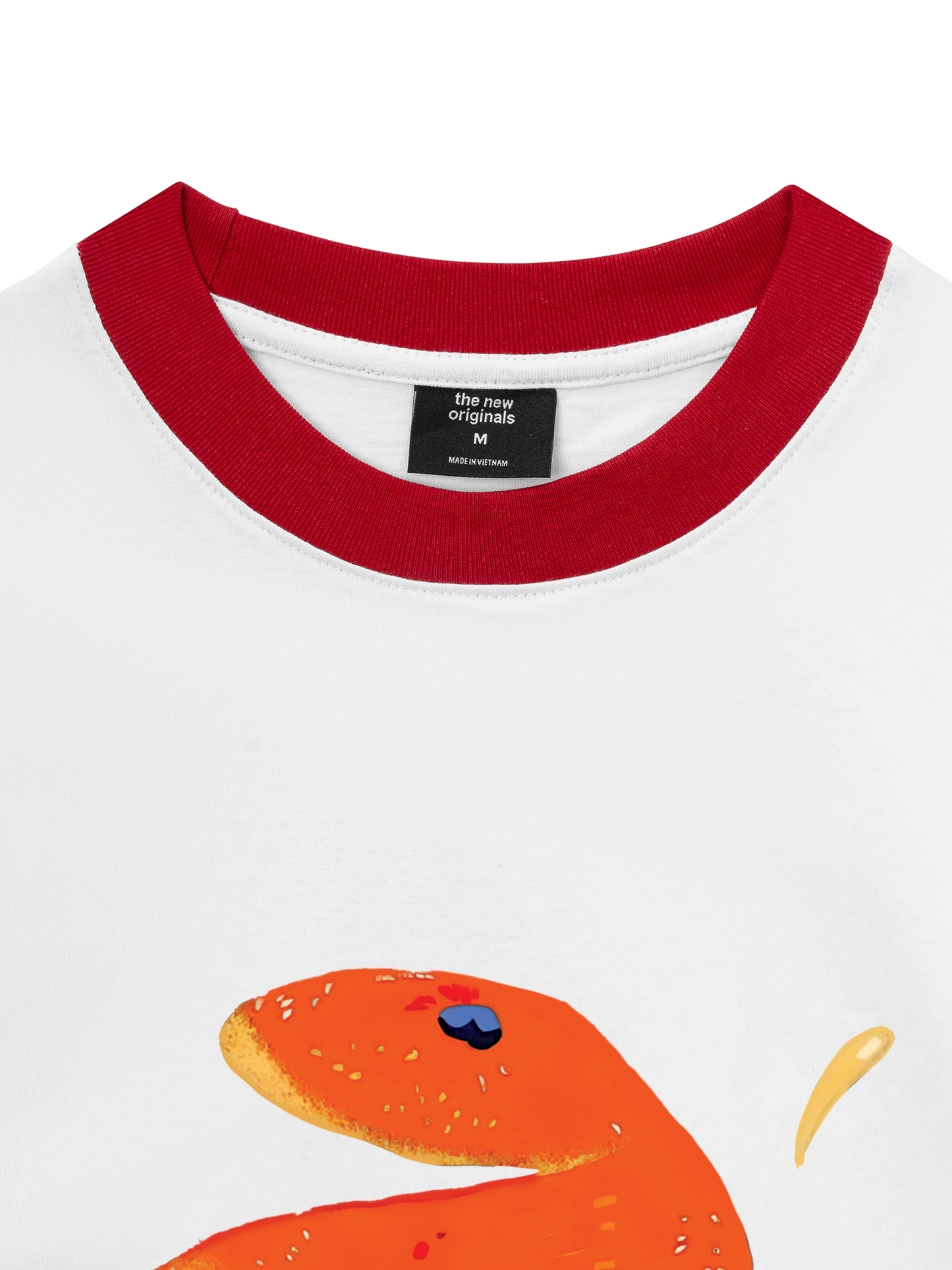 Áo Thun Ringer Relaxed Fit Orange Fruit