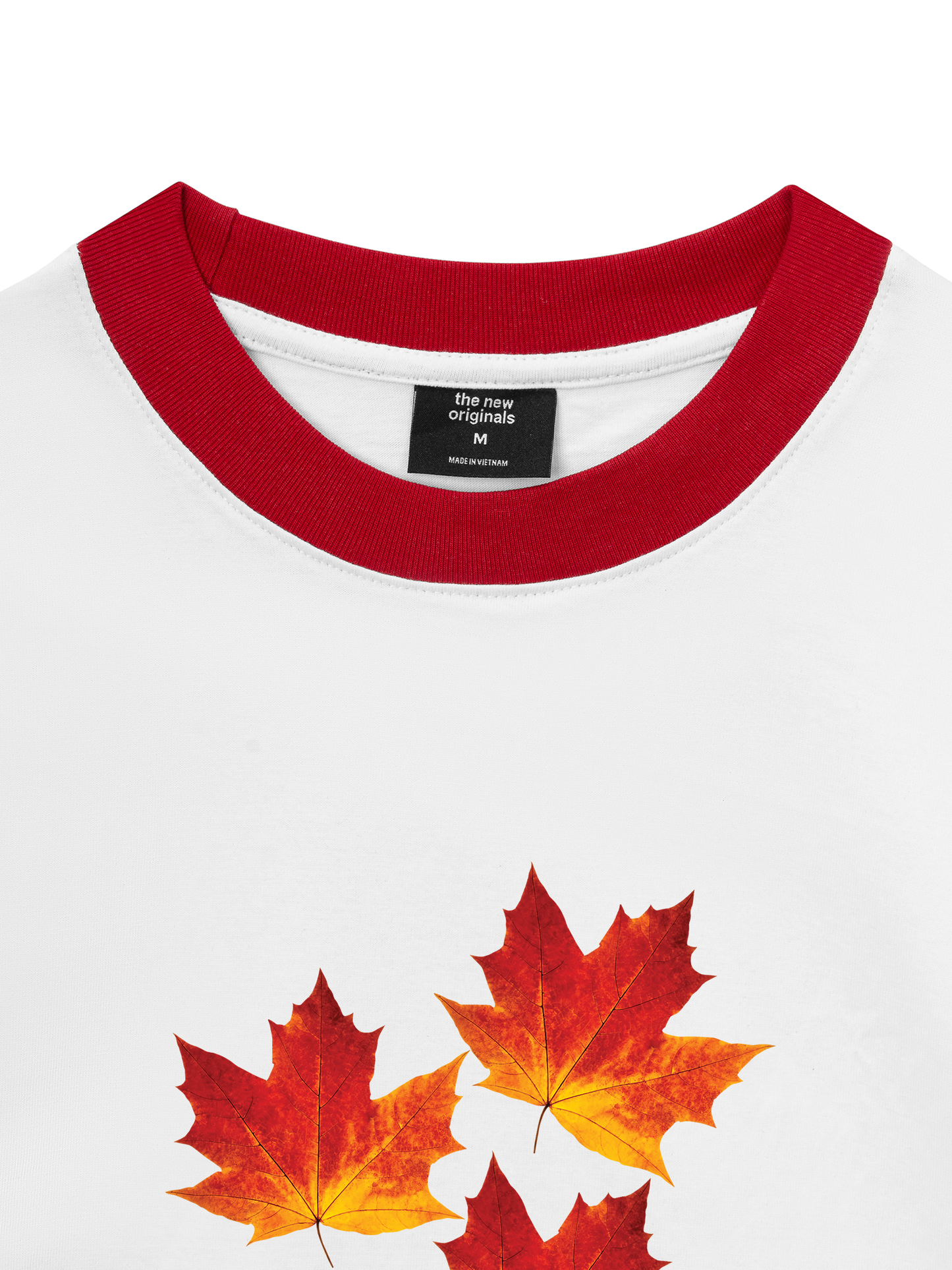 Áo Thun Ringer Relaxed Fit Autumn Play In The Leaves