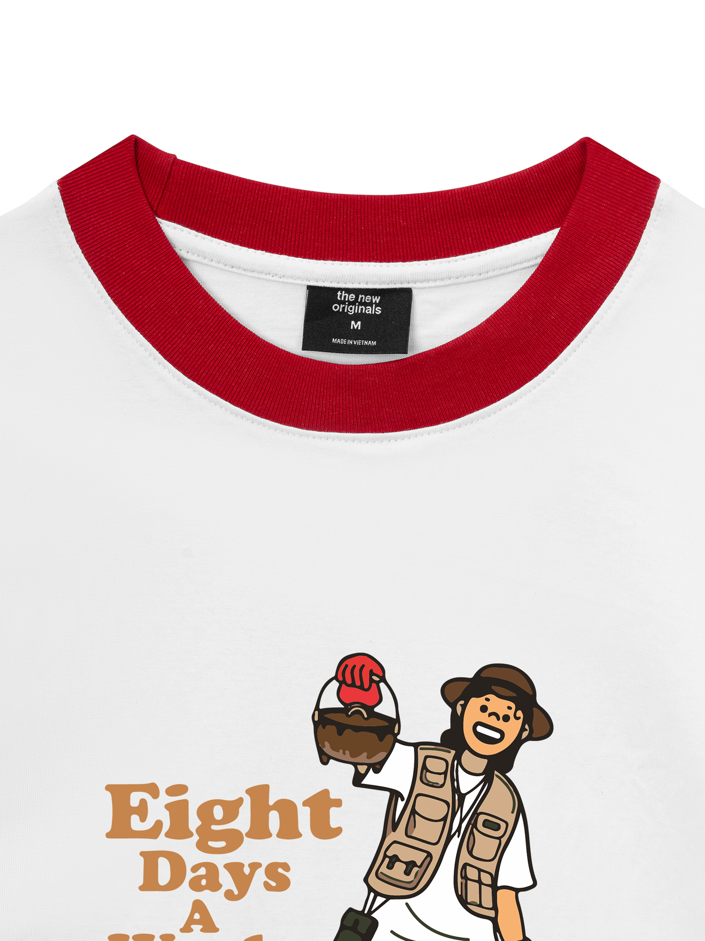 Áo Thun Ringer Relaxed Fit Go Out Eight Days A Week