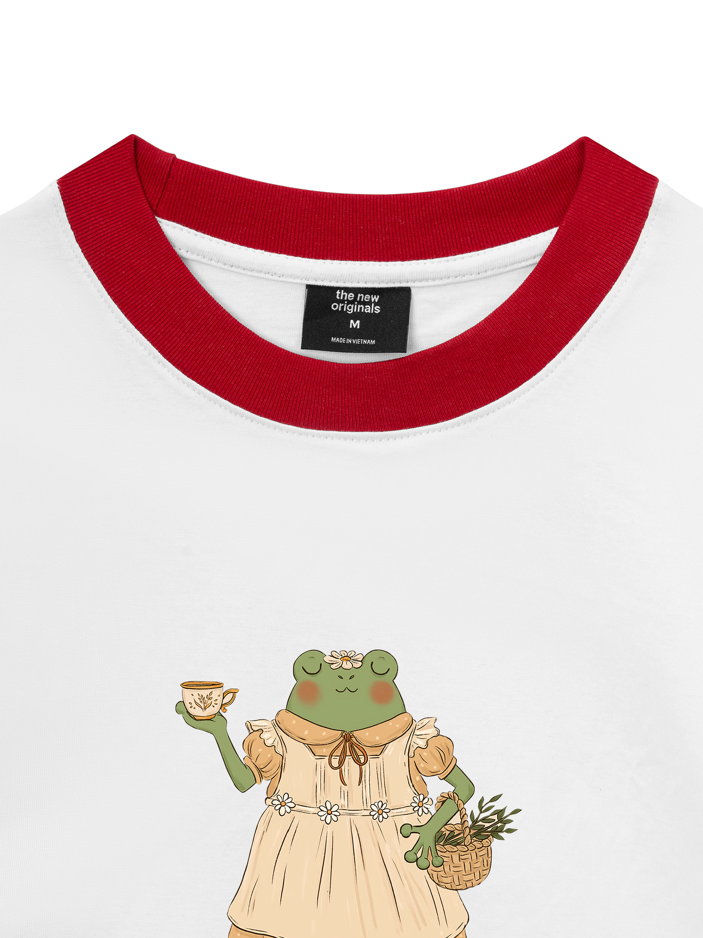 Áo Thun Ringer Relaxed Fit Autumn Frog