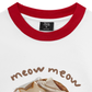 Áo Thun Ringer Relaxed Fit Sweet Pastry Meow Meow Bead