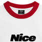 Áo Thun Ringer Relaxed Fit Life Vibe Nice Attitude