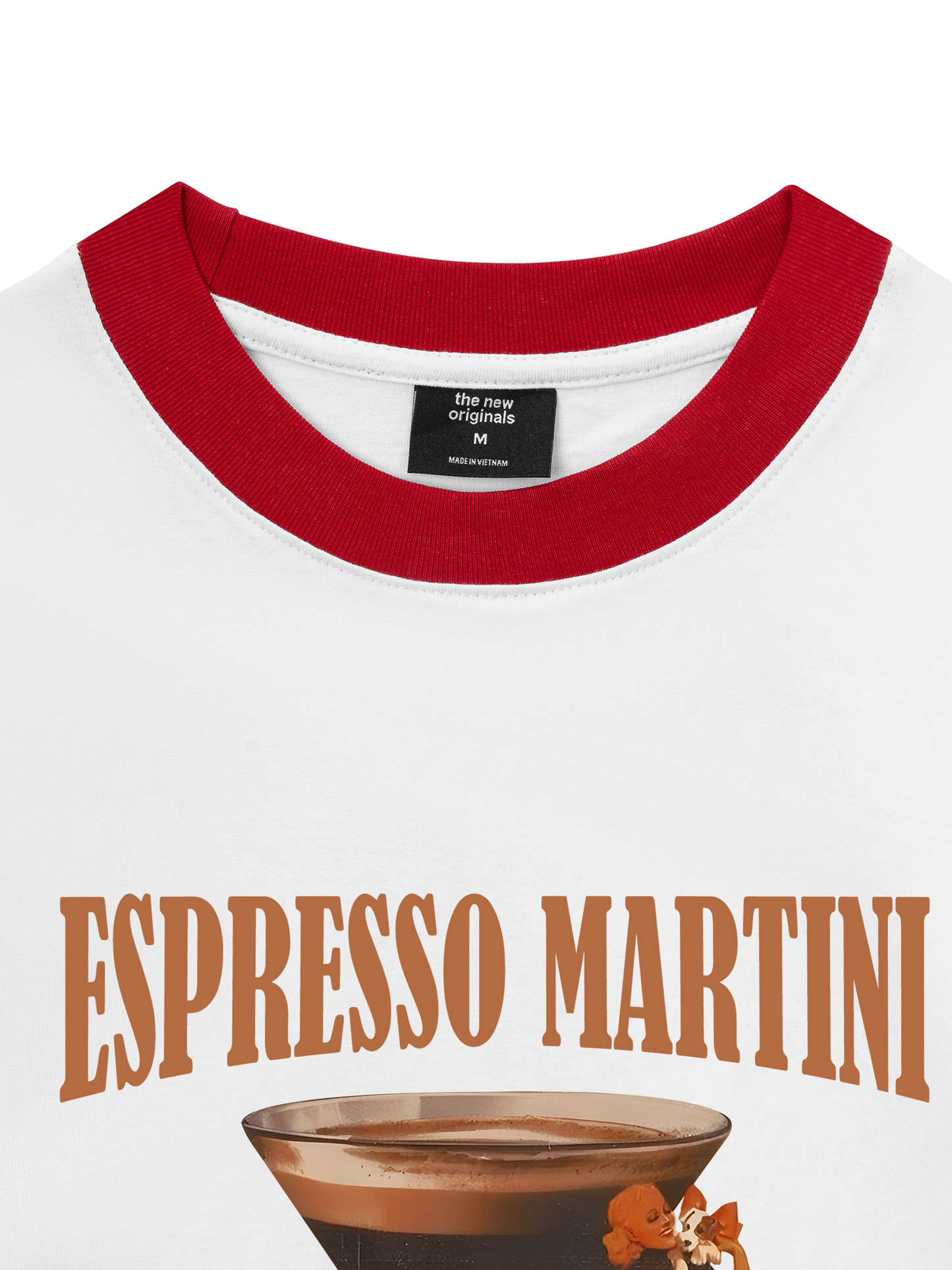 Áo Thun Ringer Relaxed Fit Fresh Espresso Martini