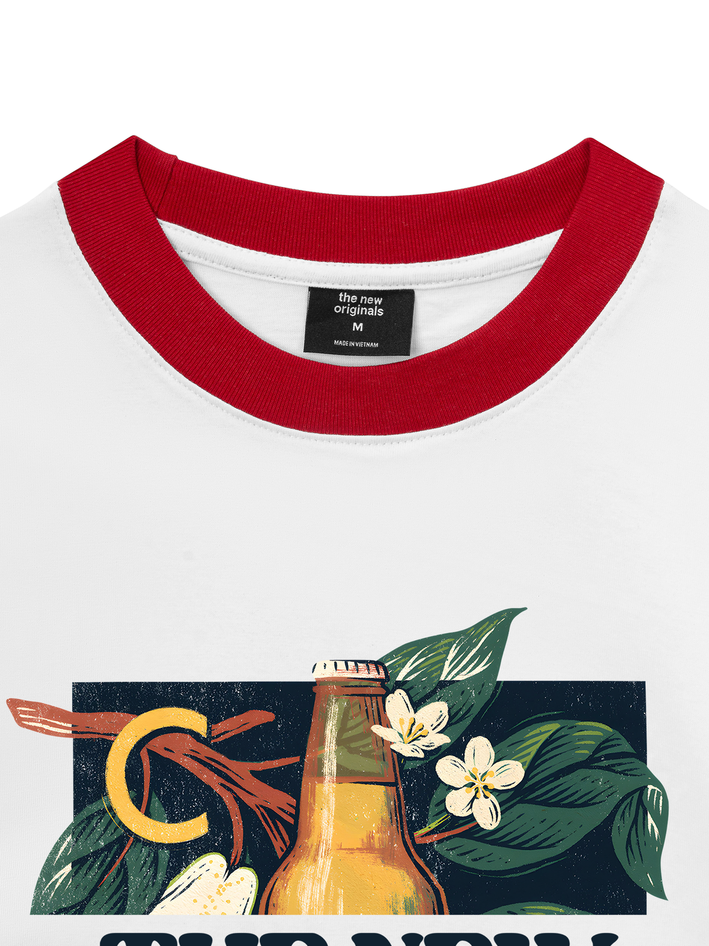 Áo Thun Ringer Relaxed Fit Pear Cinder
