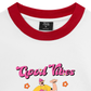 Áo Thun Ringer Relaxed Fit Weekend Goog Vibes Only