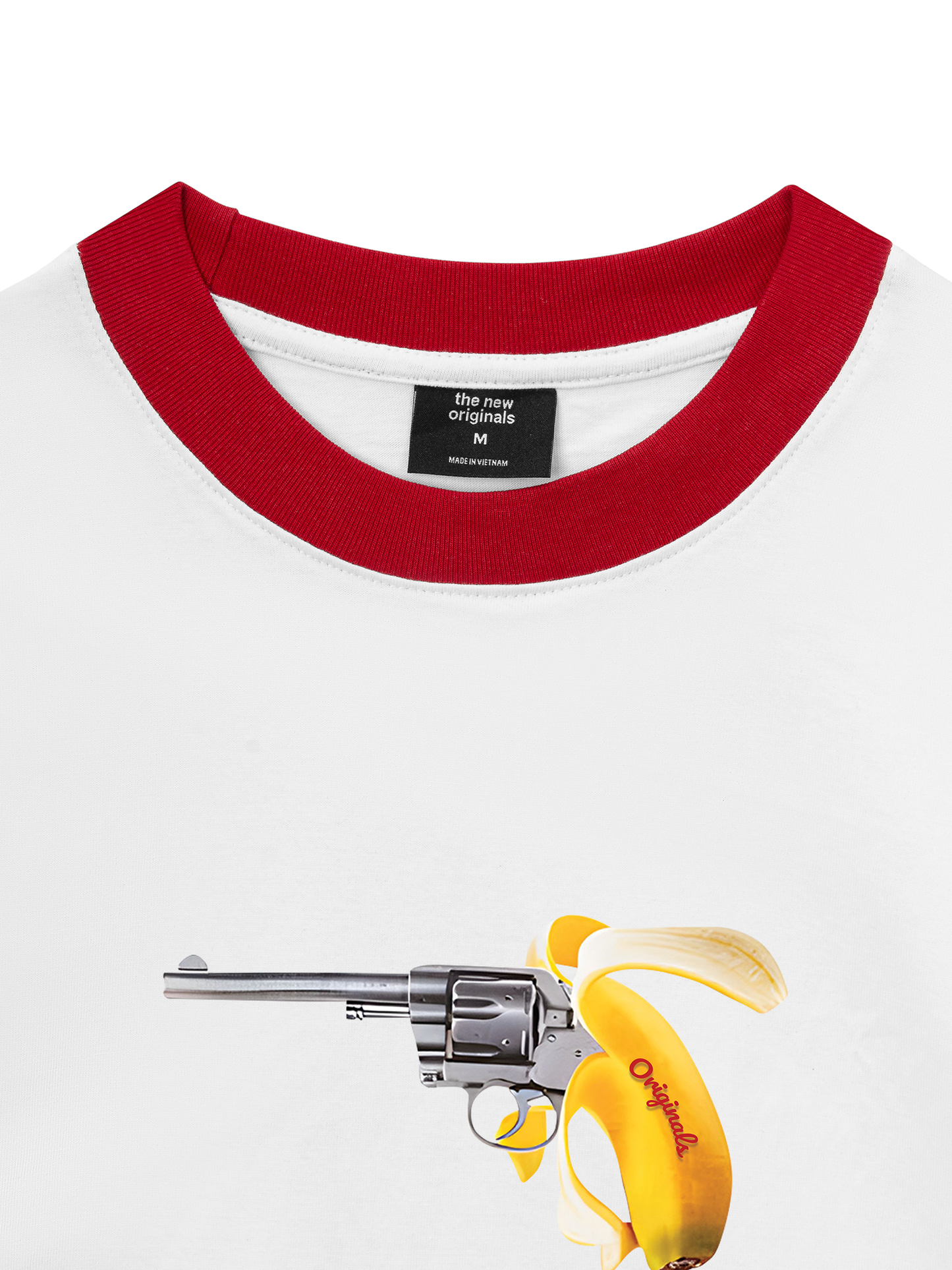 Áo Thun Ringer Relaxed Fit Fun Banana Gun