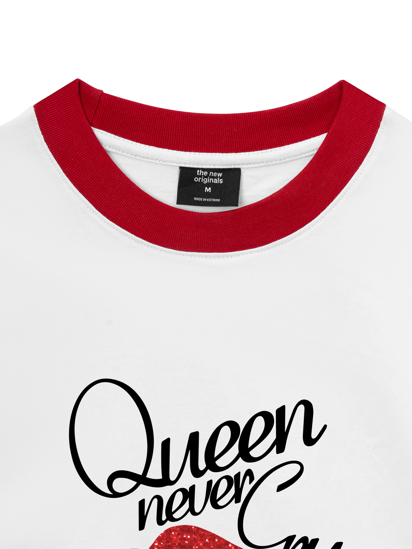Áo Thun Ringer Relaxed Fit Queen never cry