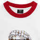 Áo Thun Ringer Relaxed Fit Art Pearl Lip Black