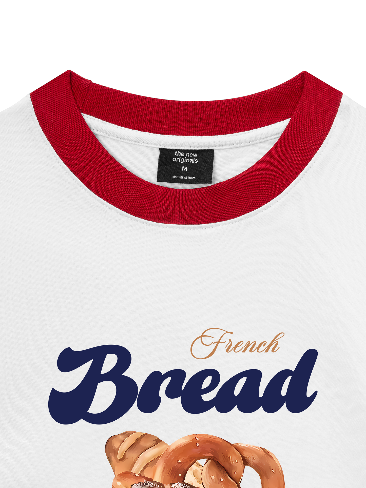 Áo Thun Ringer Relaxed Fit Sweet Pastry Tasty Bread