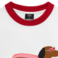 Áo Thun Ringer Relaxed Fit Pink Dachshund