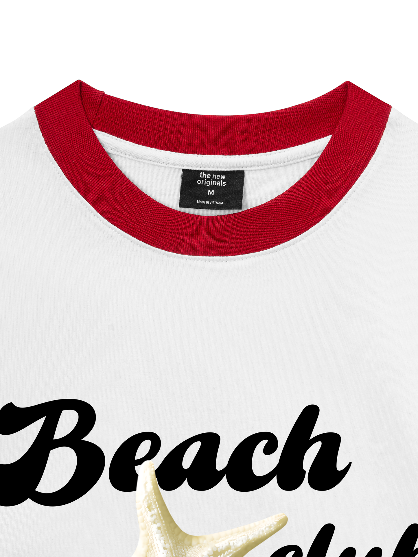 Áo Thun Ringer Relaxed Fit Ocean Beach Club
