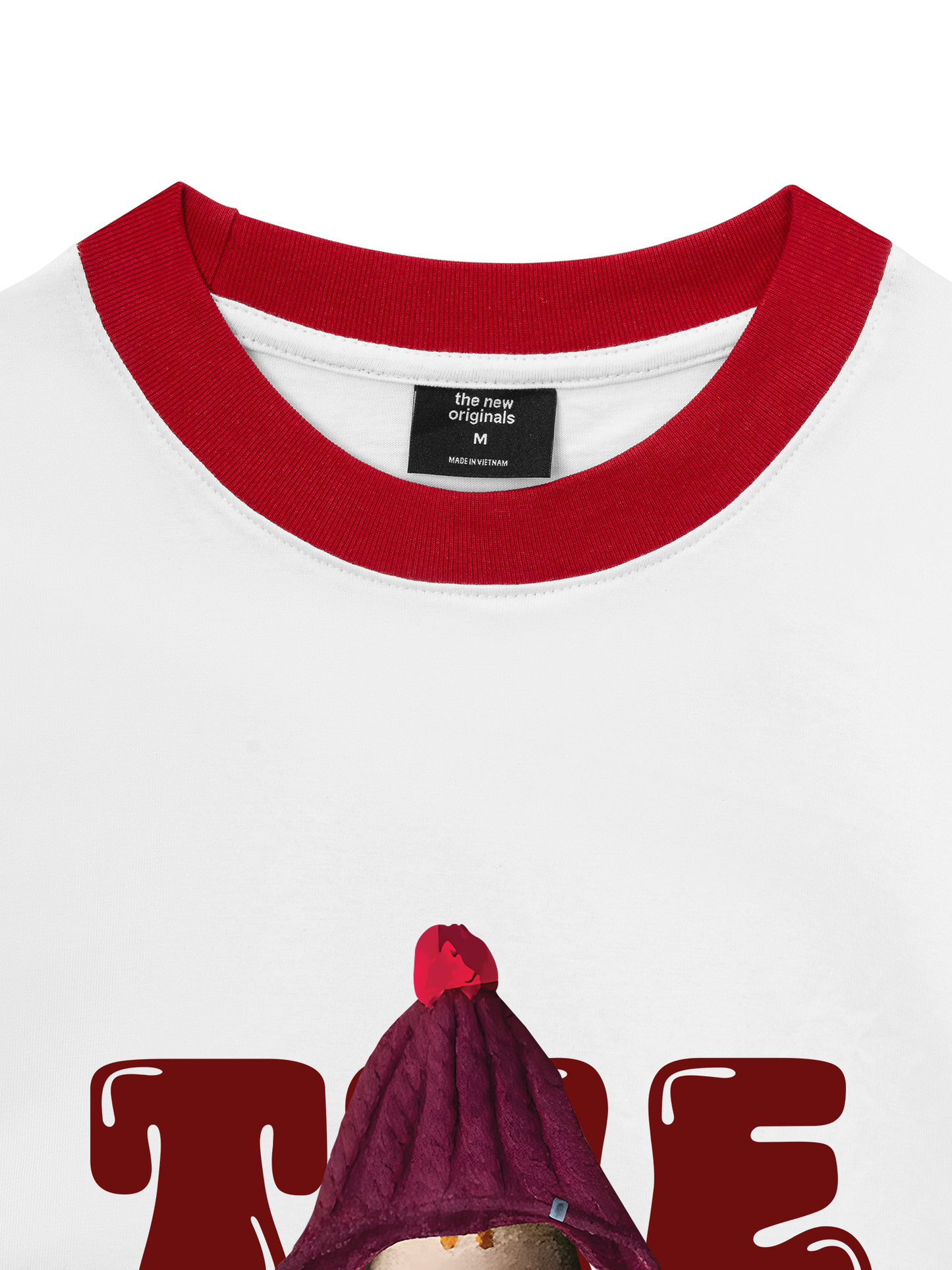 Áo Thun Ringer Relaxed Fit Cute Puppy