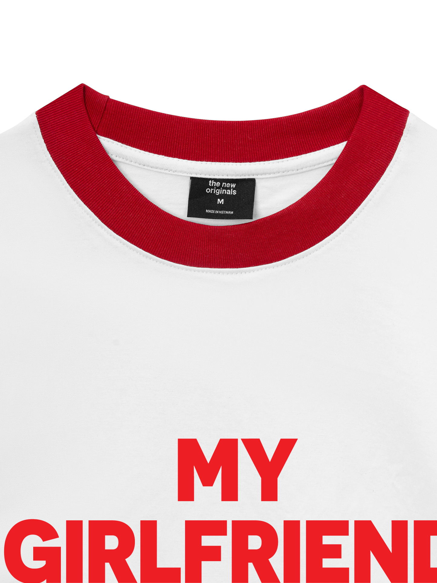 Áo Thun Ringer Relaxed Fit Life Vibe My Girlfriend