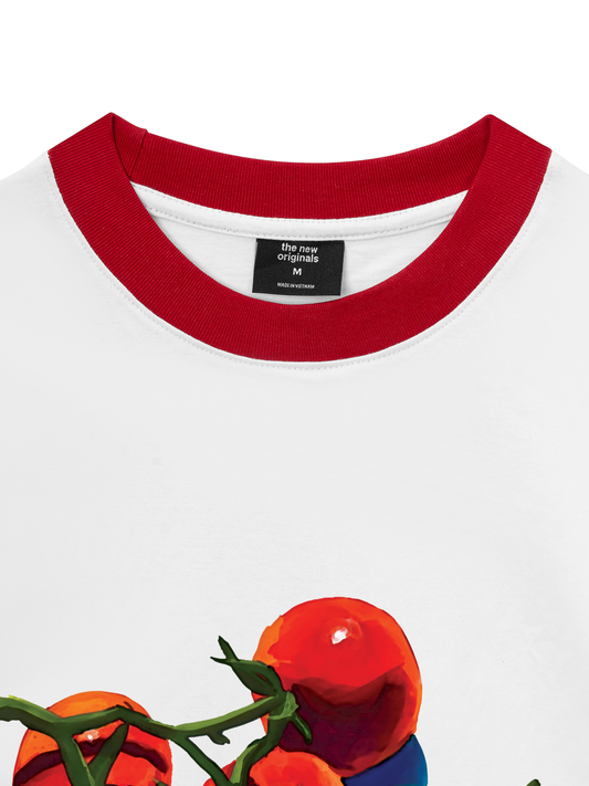 Áo Thun Ringer Relaxed Fit Tomato - Bloom & Fruit