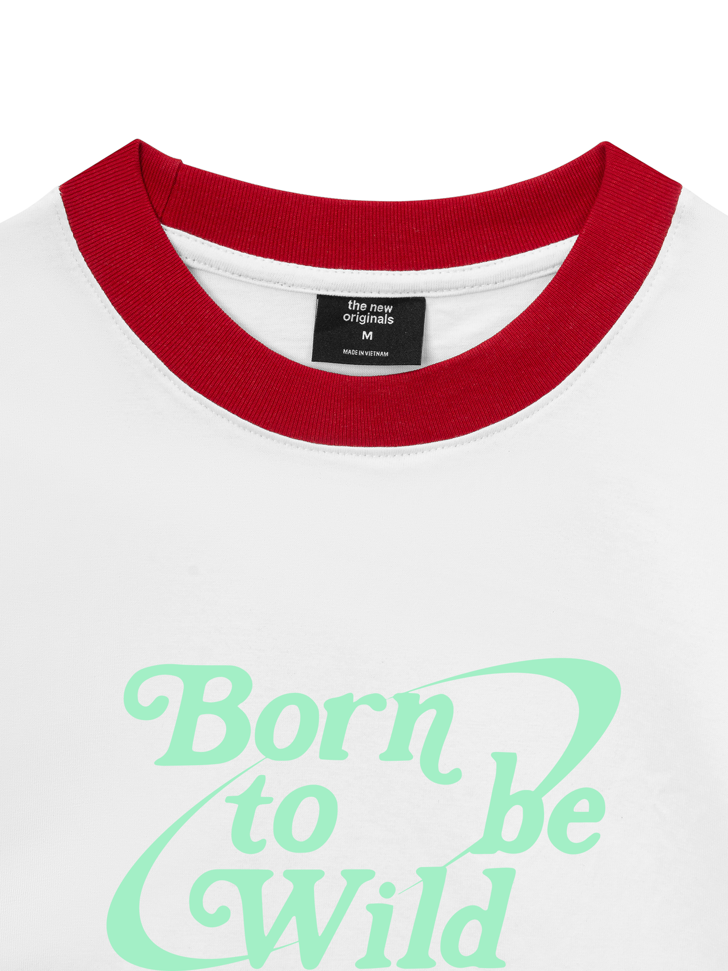 Áo Thun Ringer Relaxed Fit Born To Be Wild