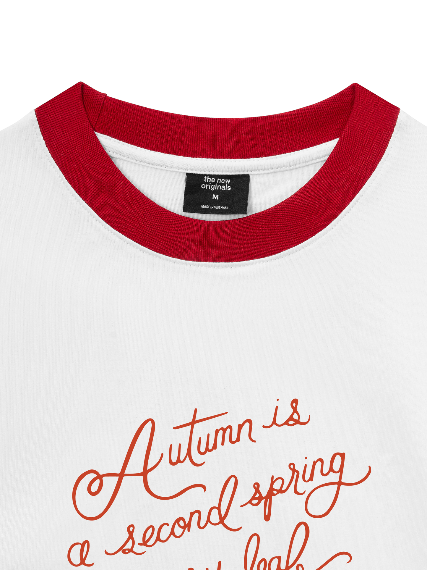 Áo Thun Ringer Relaxed Fit Autumn is a Second Spring