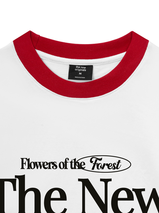 Áo Thun Ringer Relaxed Fit Summer Vibes Flower Tiger