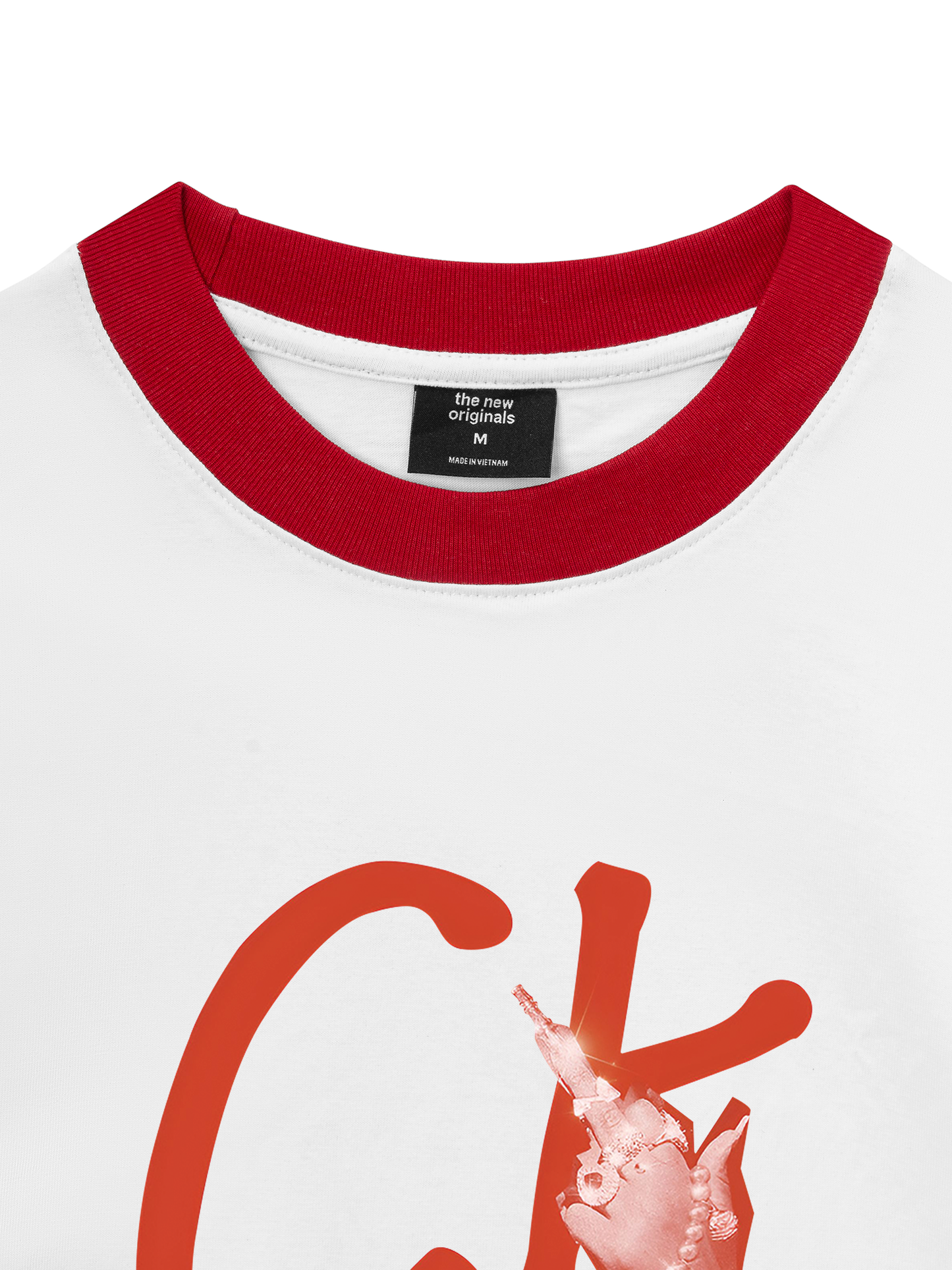 Áo Thun Ringer Relaxed Fit FUCK-Double Lovers