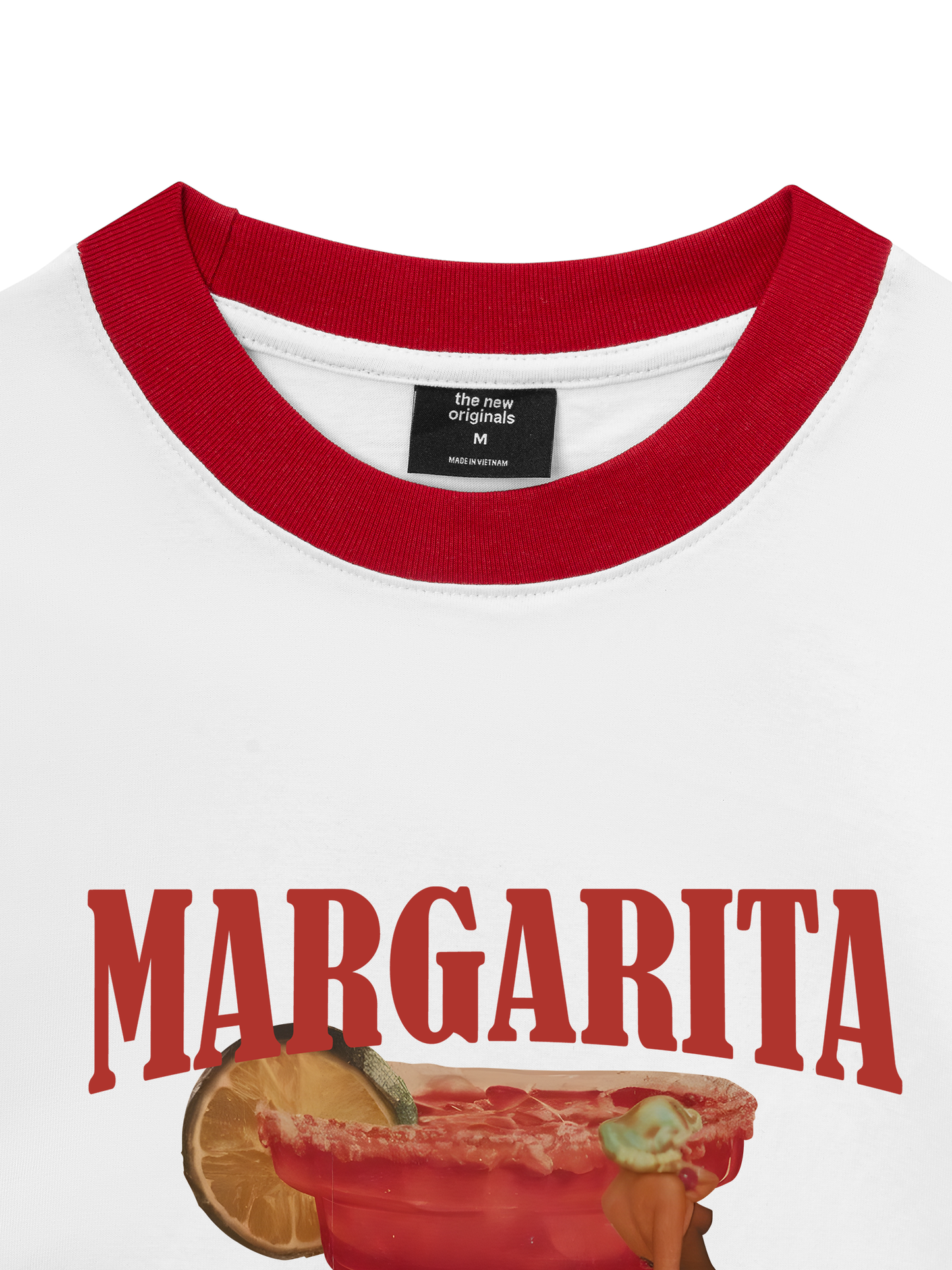 Áo Thun Ringer Relaxed Fit Fresh Margarita Retro