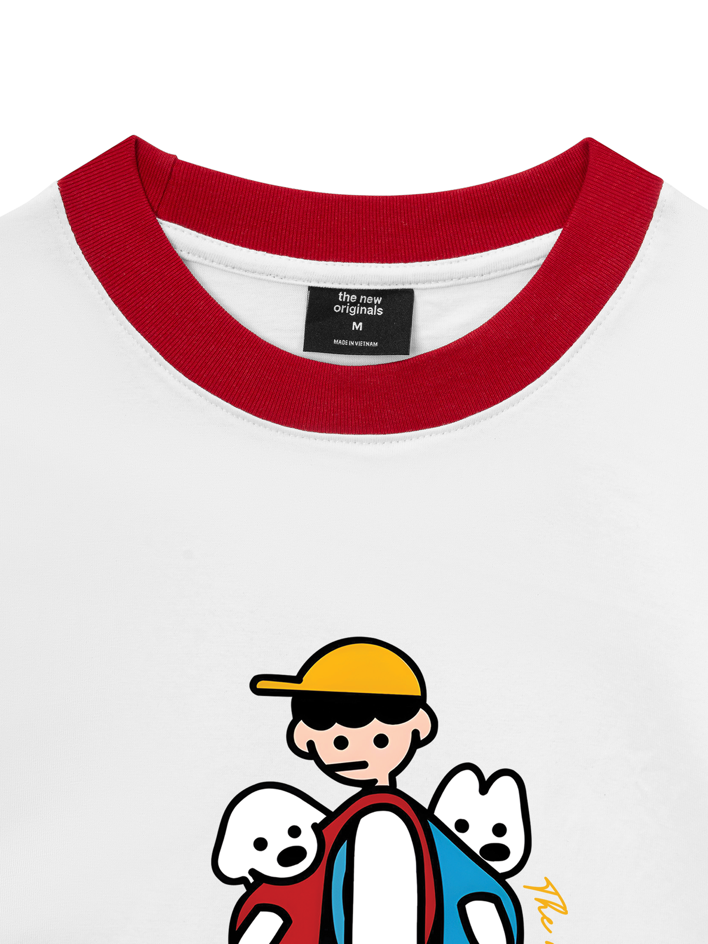 Áo Thun Ringer Relaxed Fit Let_s go