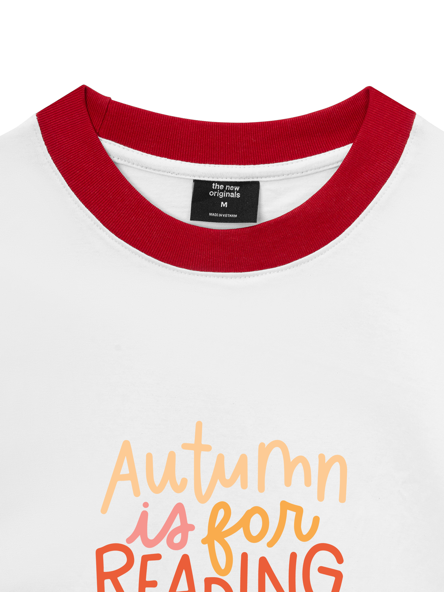 Áo Thun Ringer Relaxed Fit Autumn is For Reading Good Books