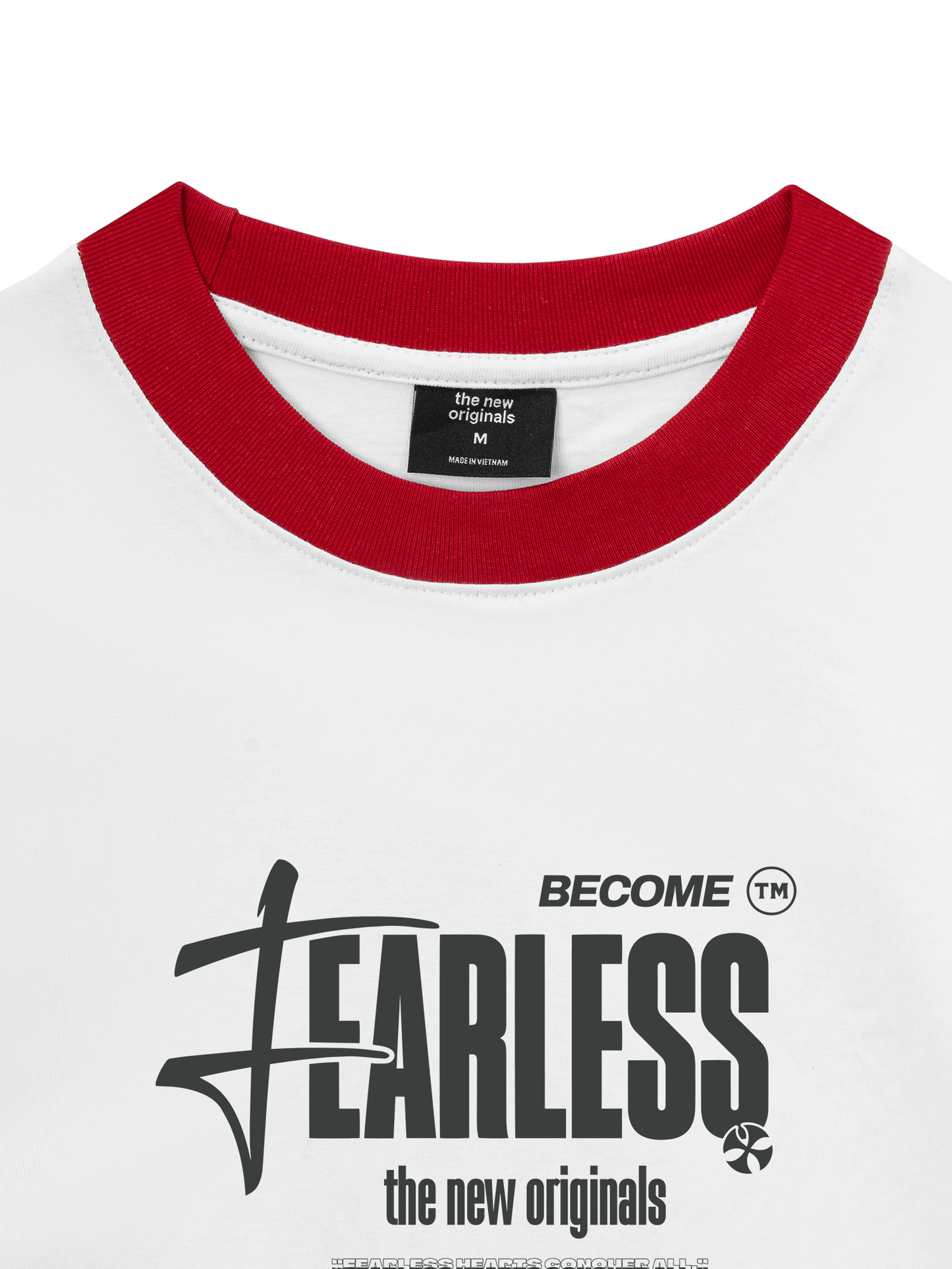 Áo Thun Ringer Relaxed Fit Be Bold Become Fearless
