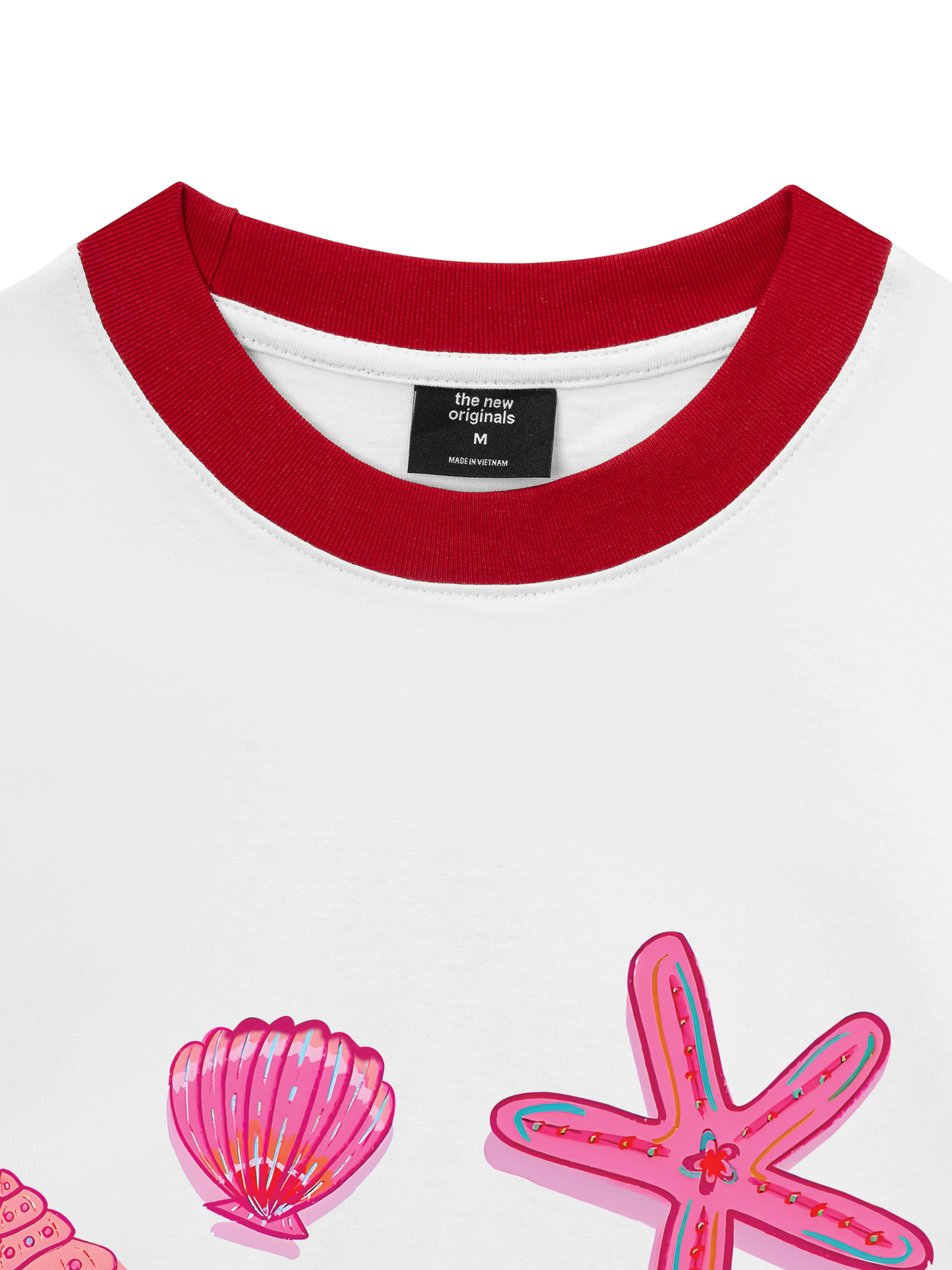 Áo Thun Ringer Relaxed Fit Suummer Vibes Sea Life