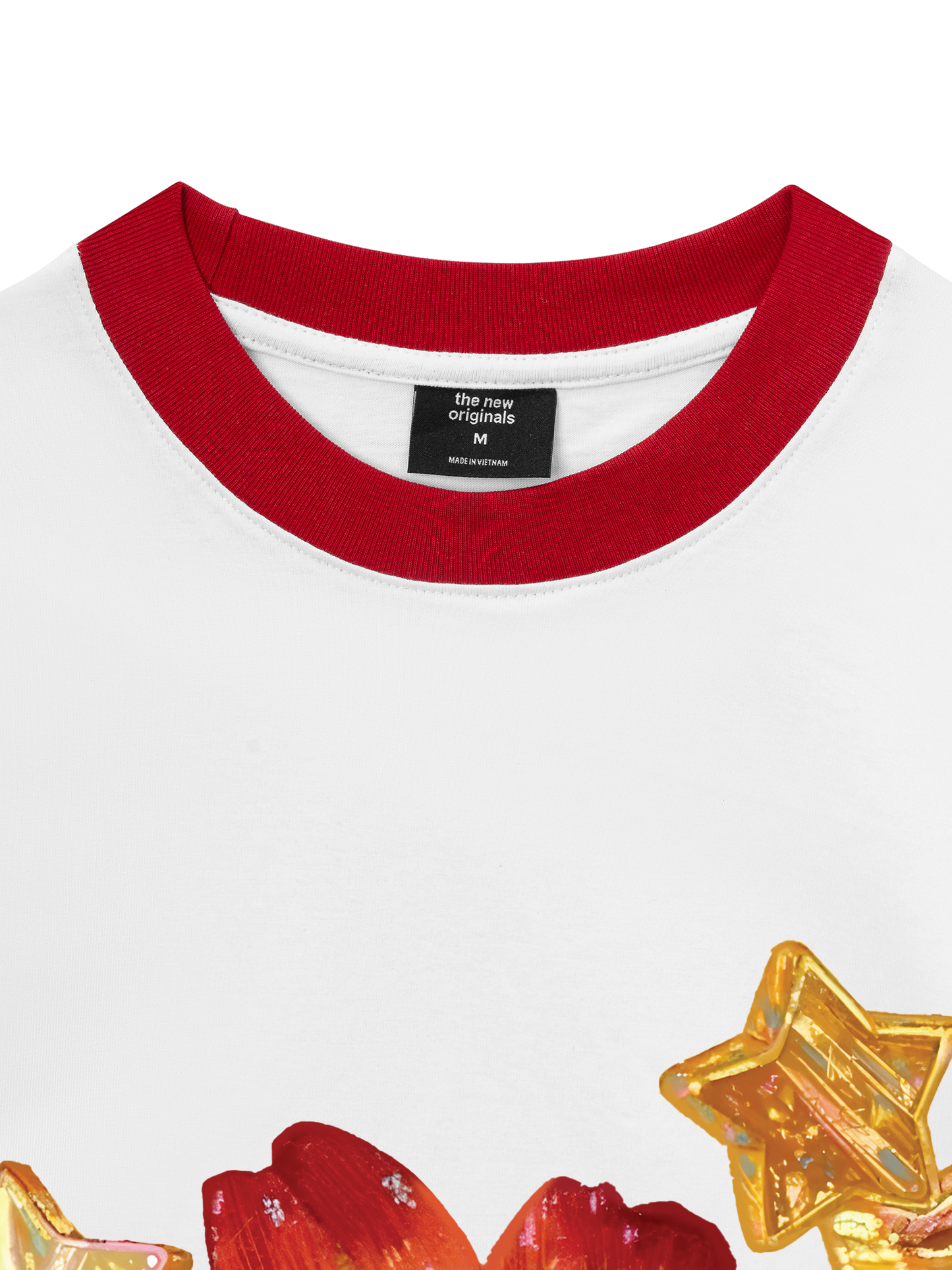 Áo Thun Ringer Relaxed Fit Blooming in the Stars