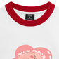 Áo Thun Ringer Relaxed Fit Flower Cat