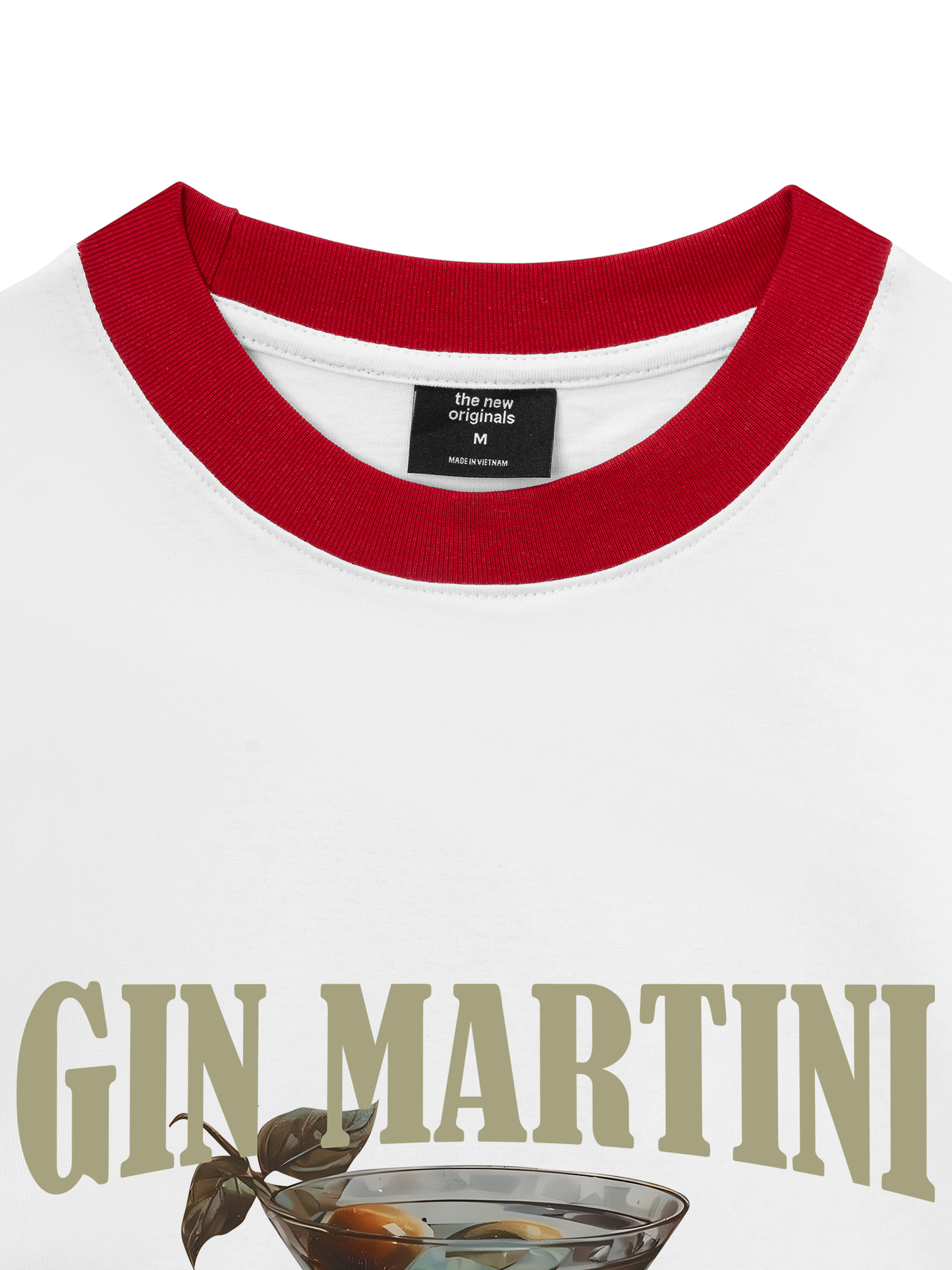 Áo Thun Ringer Relaxed Fit Fresh Gin Martini