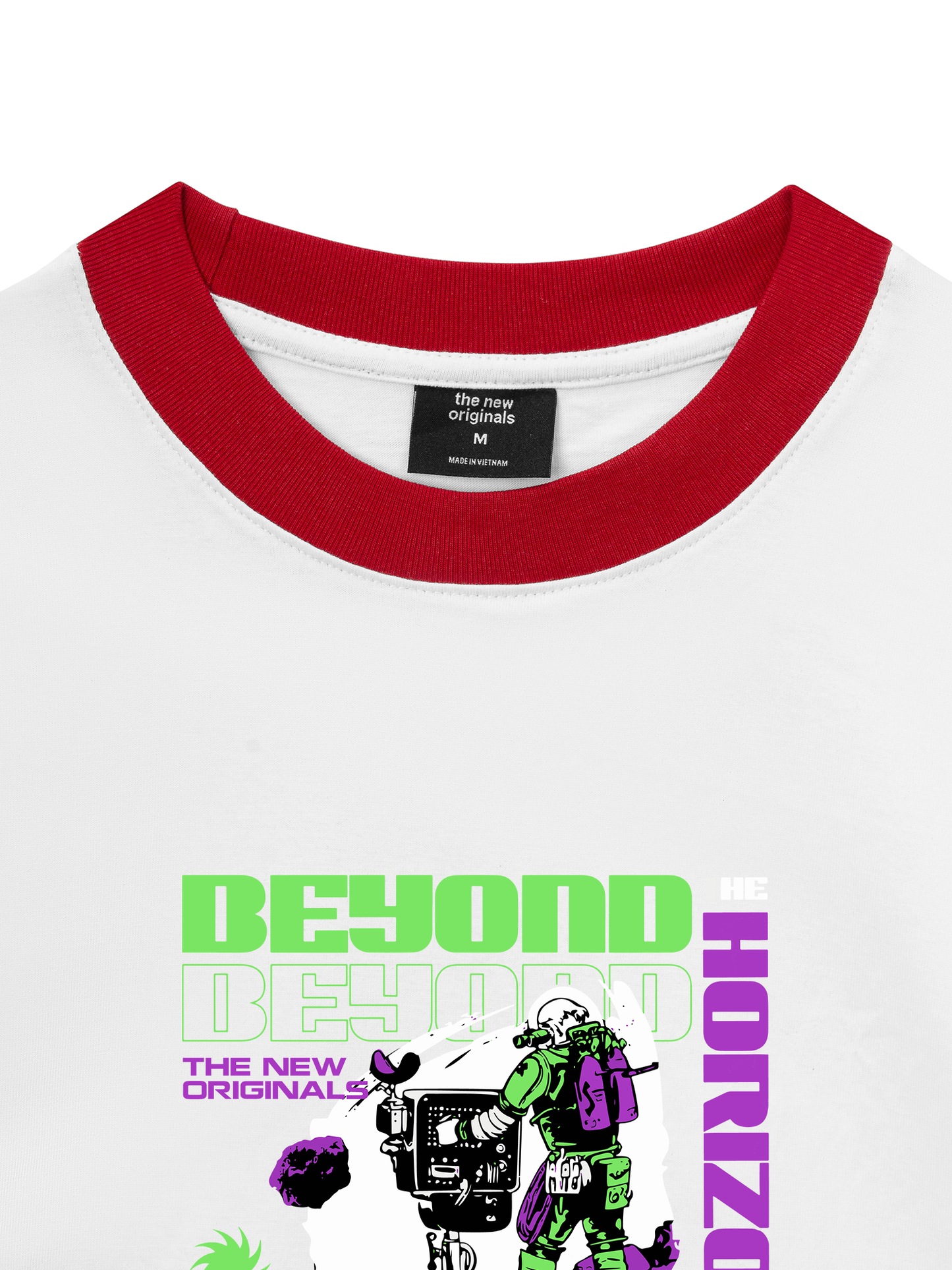 Áo Thun Ringer Relaxed Fit Be Bold Beyond The Horizon