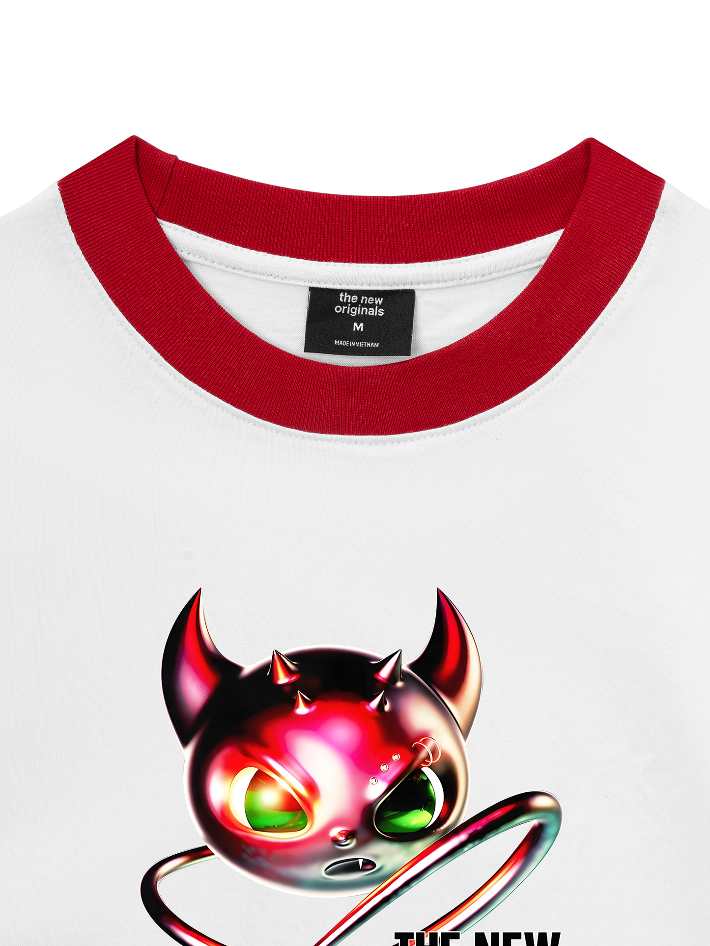 Áo Thun Ringer Relaxed Fit Chrome Devil