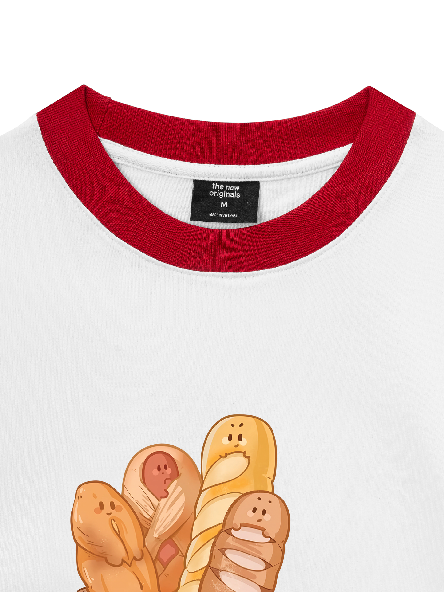 Áo Thun Ringer Relaxed Fit Love Bread