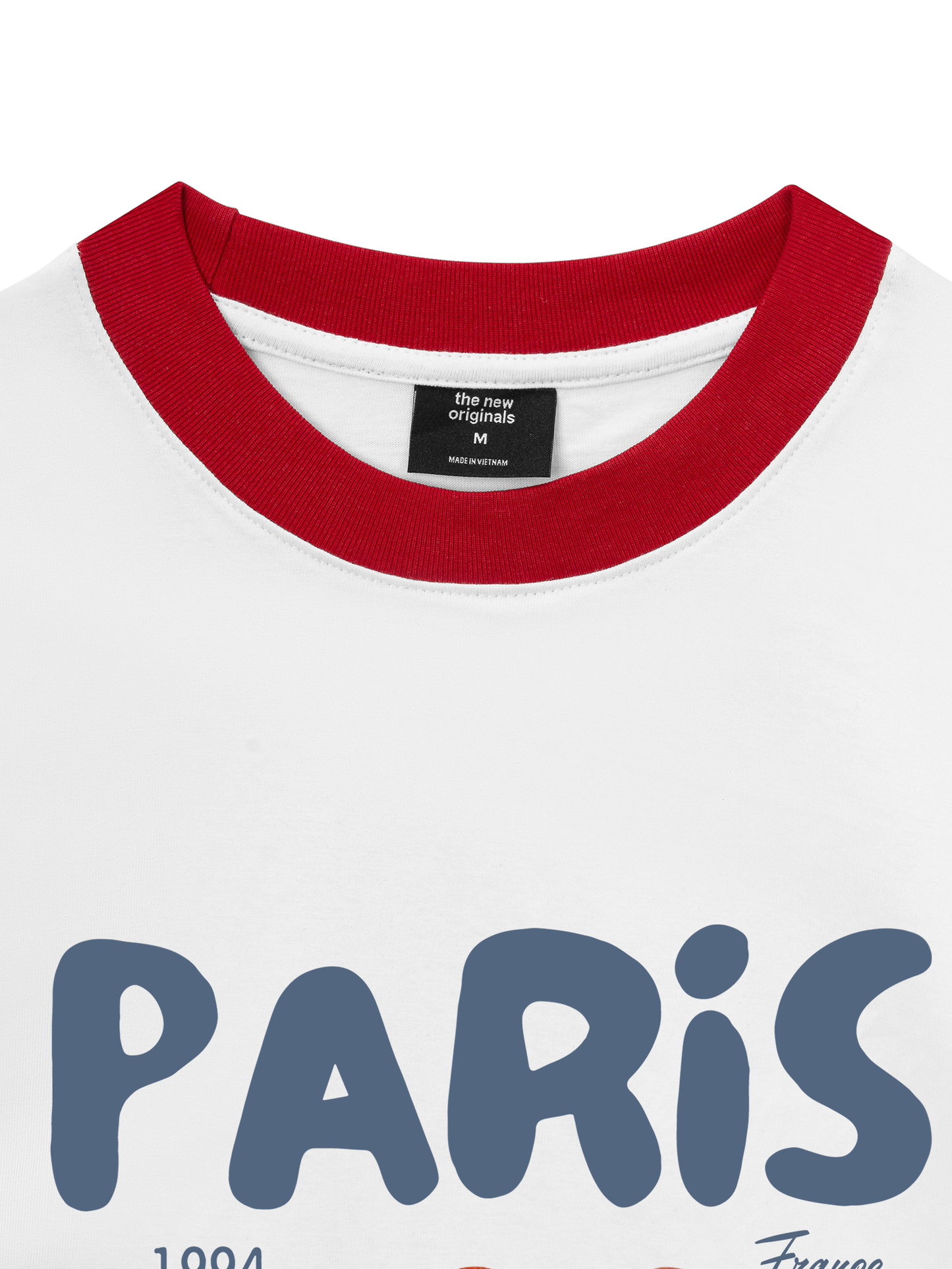 Áo Thun Ringer Relaxed Fit Paris Coissant