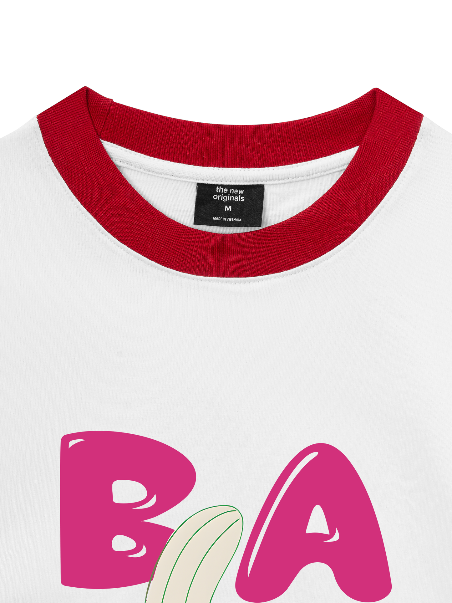 Áo Thun Ringer Relaxed Fit Suummer Vibes Cute Banana
