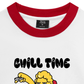 Áo Thun Ringer Relaxed Fit Weekend Chill Time