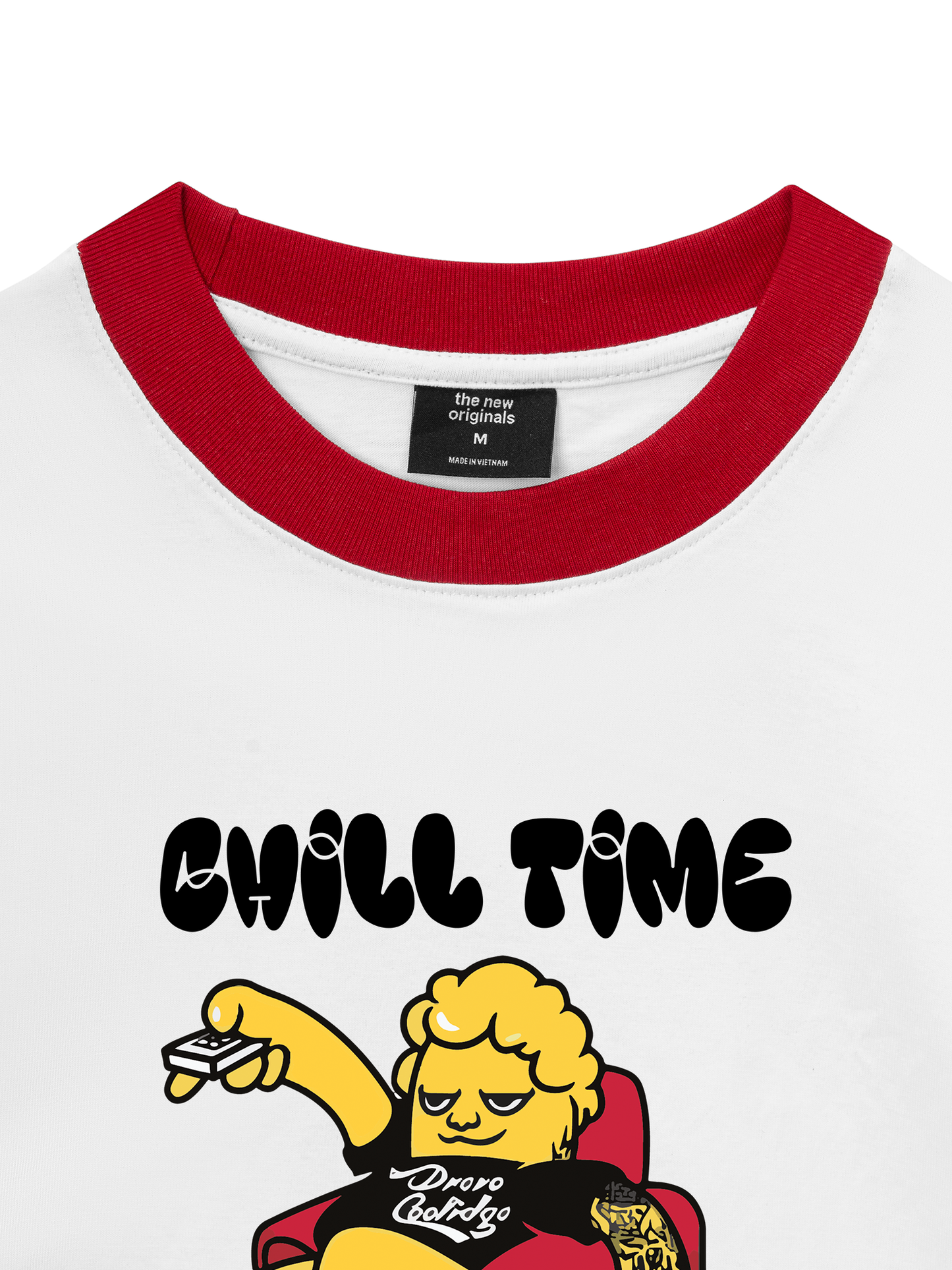 Áo Thun Ringer Relaxed Fit Weekend Chill Time