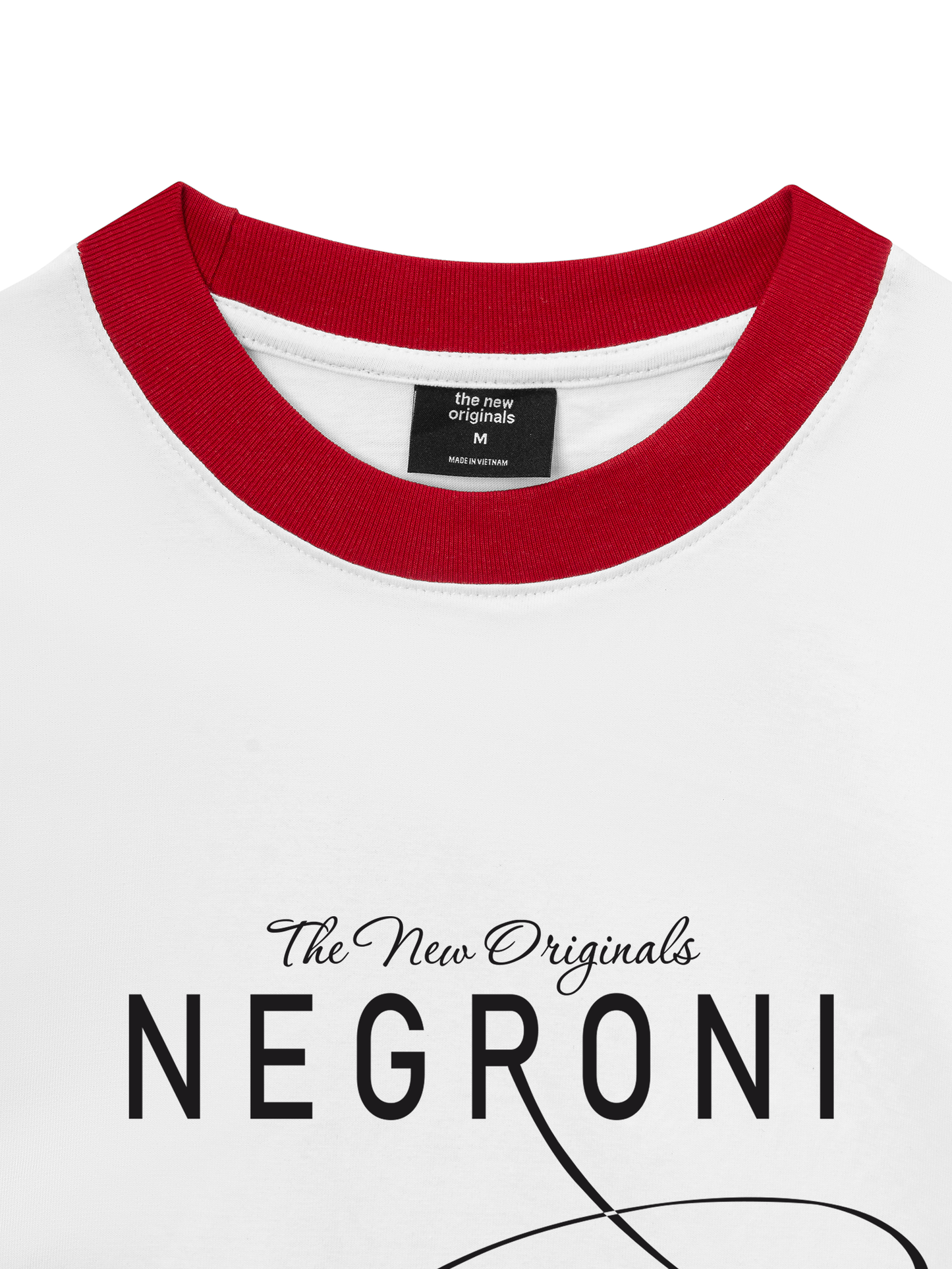 Áo Thun Ringer Relaxed Fit negroni