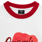 Áo Thun Ringer Relaxed Fit Summer Vibes Red Flower