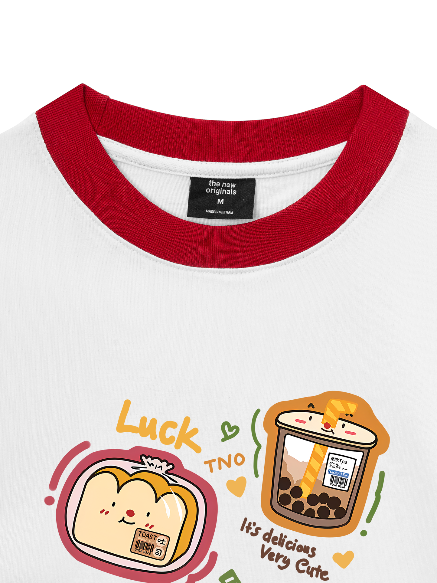 Áo Thun Ringer Relaxed Fit Sweet Pastry Cute Bento