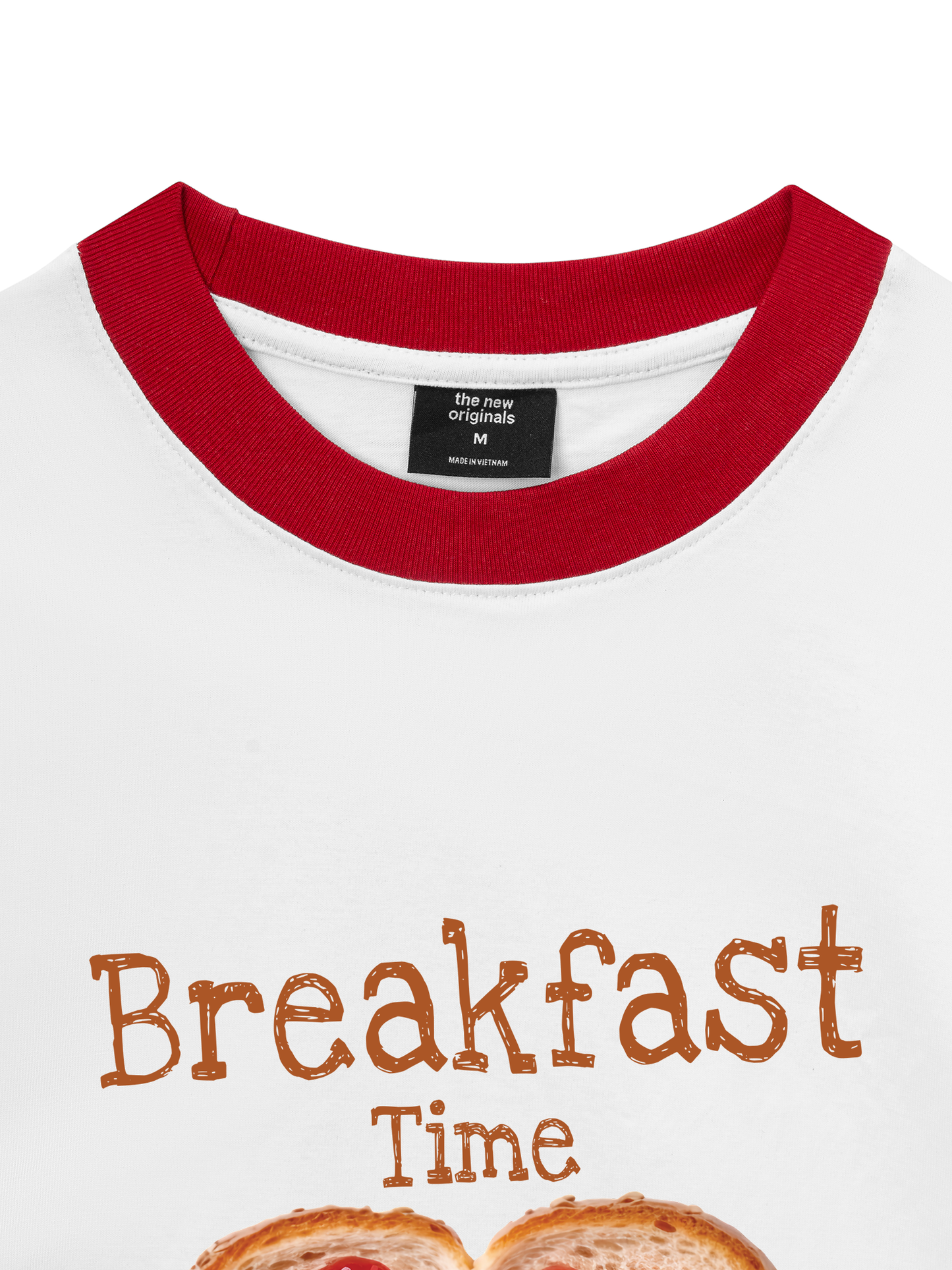 Áo Thun Ringer Relaxed Fit Breakfast Time