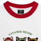 Áo Thun Ringer Relaxed Fit Vitamin Meow