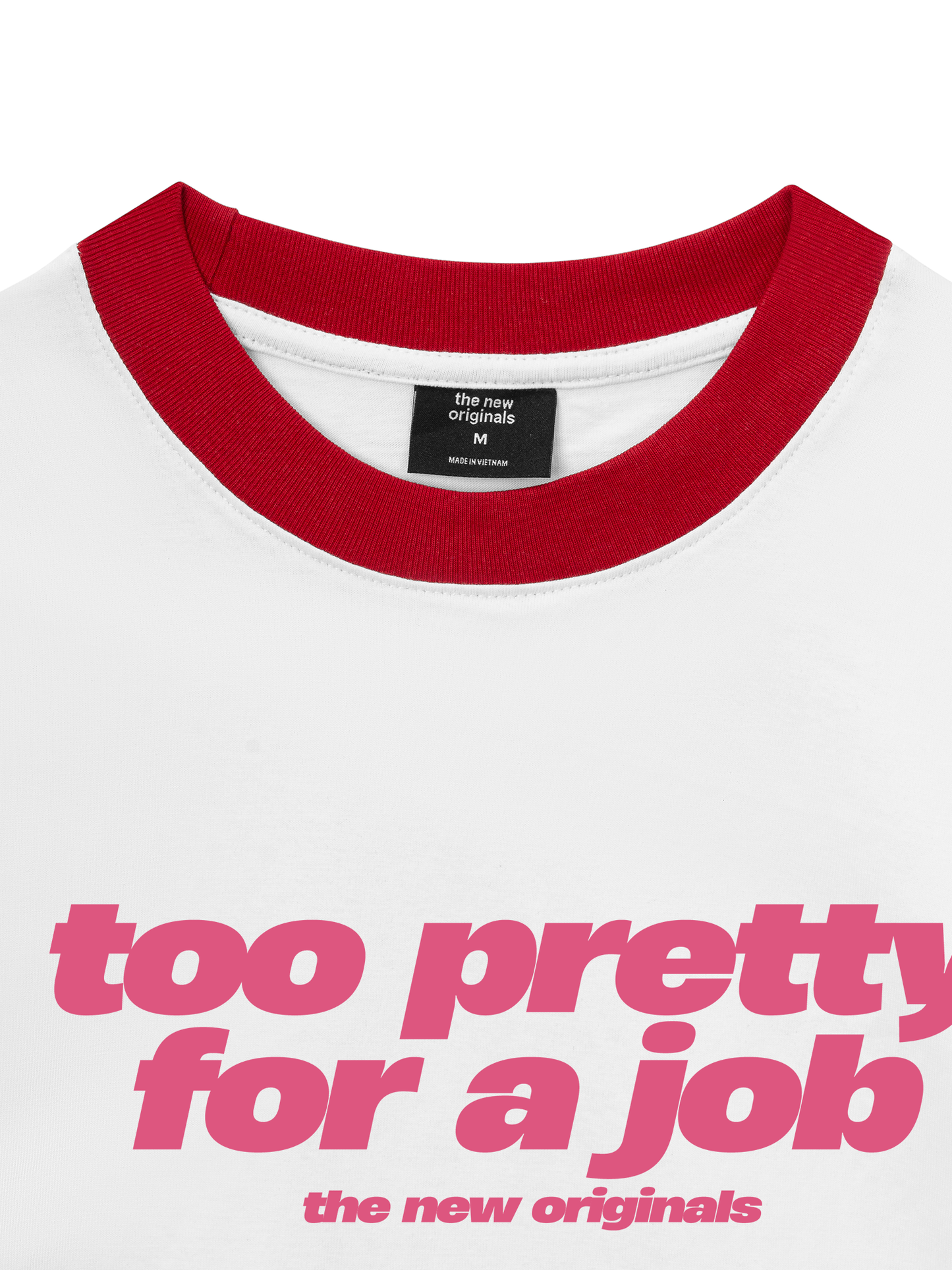 Áo Thun Ringer Relaxed Fit Life Vibe Too Pretty