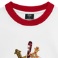 Áo Thun Ringer Relaxed Fit Gem Cross Ice Cream