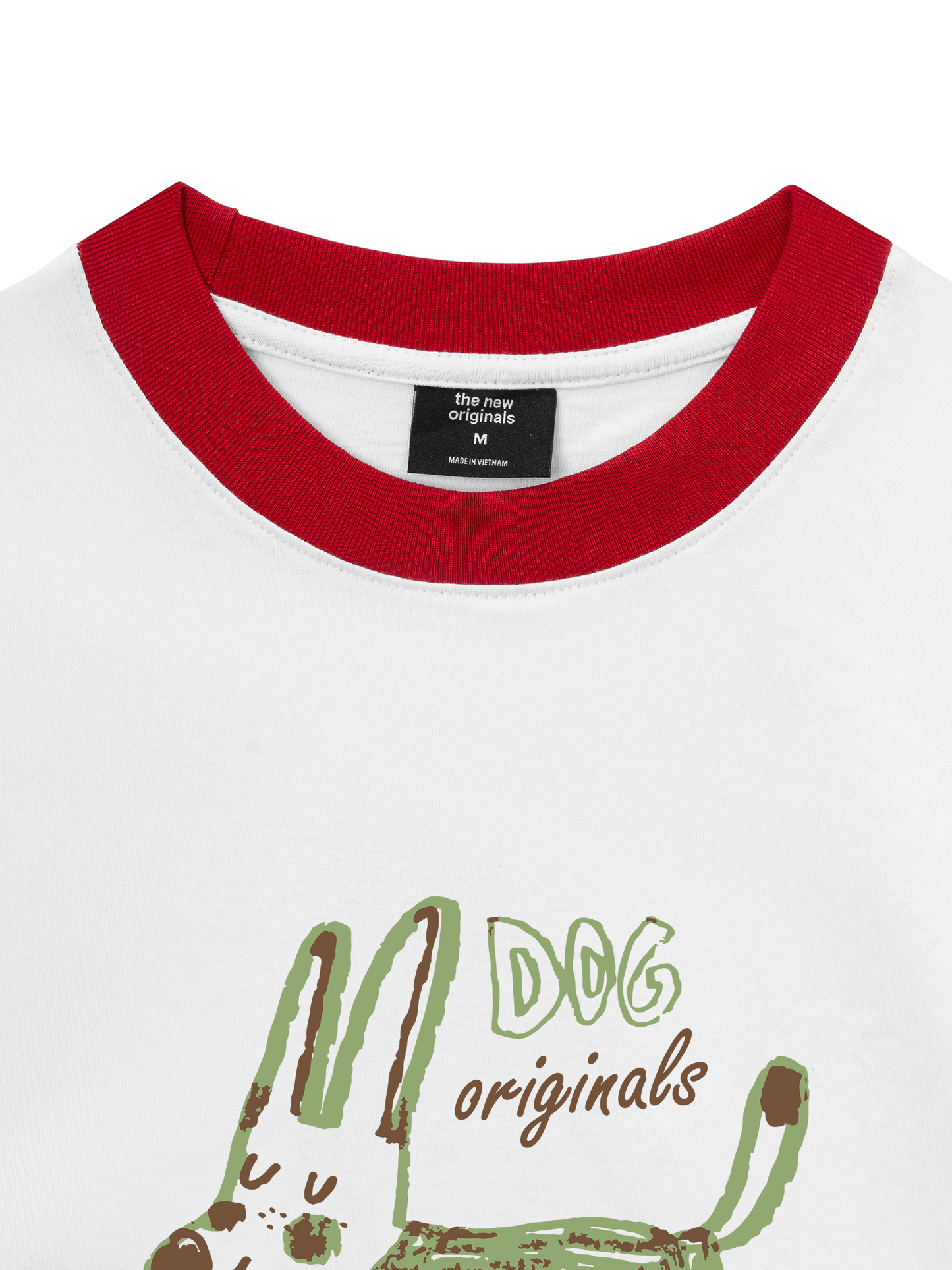 Áo Thun Ringer Relaxed Fit Dog Originals