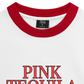 Áo Thun Ringer Relaxed Fit Fresh Pink Tequila