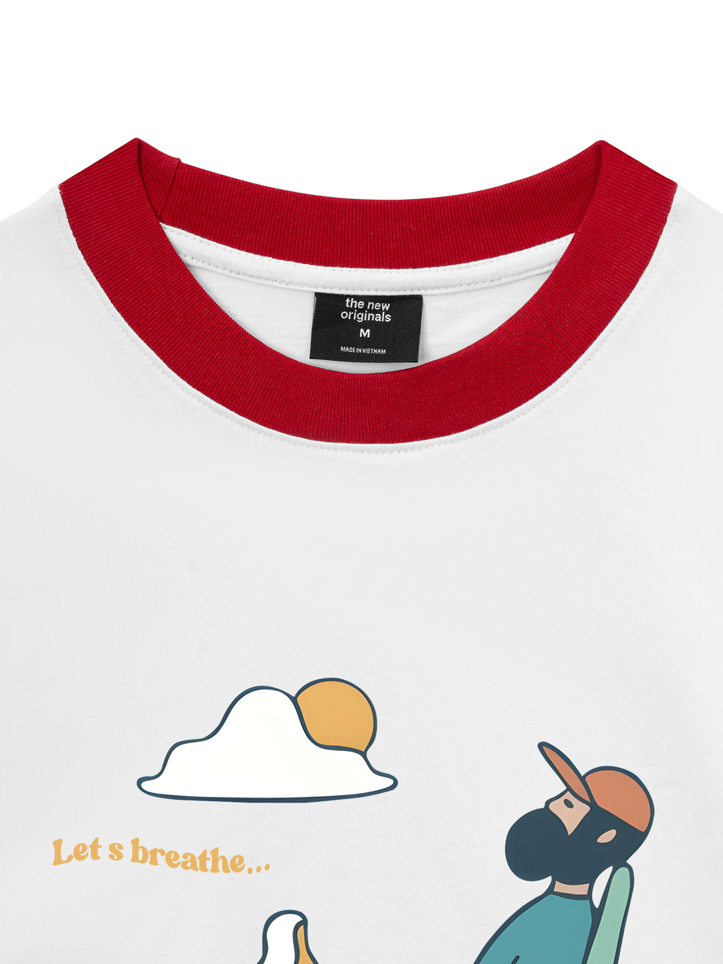Áo Thun Ringer Relaxed Fit Let_s breathe